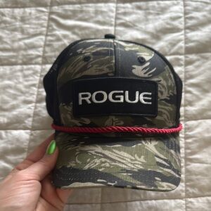 Rogue Camouflage Cap with Red Accent